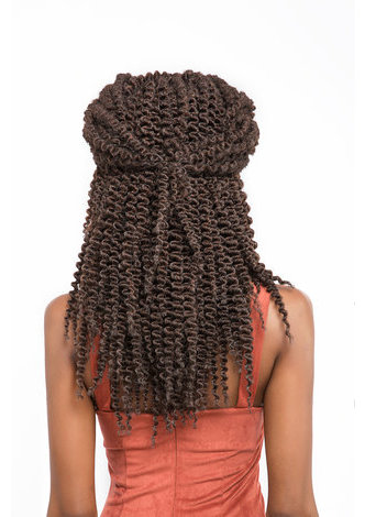 Cheveux YouGo 12 pouces Mambo Twist cheveux pour les femmes noires 5 racines / pack 1B # Kanekalon Basse température 120 g cheveux synthétiques au Crochet