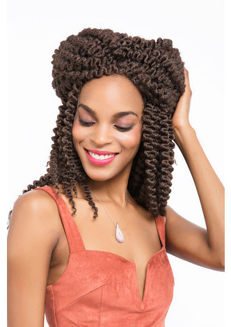 Cheveux YouGo 12 pouces Mambo Twist cheveux pour les femmes noires 5 racines / pack 1B # Kanekalon Basse température 120 g cheveux synthétiques au Crochet