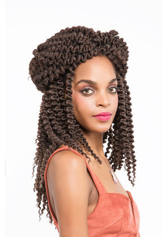 Cheveux YouGo 12 pouces Mambo Twist cheveux pour les femmes noires 5 racines / pack 1B # Kanekalon Basse température 120 g cheveux synthétiques au Crochet