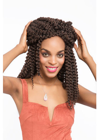 Cheveux YouGo 12 pouces Mambo Twist cheveux pour les femmes noires 5 racines / pack 1B # Kanekalon Basse température 120 g cheveux synthétiques au Crochet