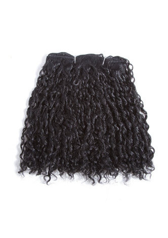 HairYouGo Синтетические короткие Волосы для Наращивания ткачество 7.5 дюймов 100г канекалон Наращивание Волосы связки 1# Для Чернокожих Женщин  2шт/упаковка