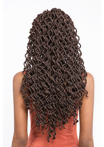 HairYouGo 18inch New Bohemian Curly Crochet Braid Hair 24 Roots Synthetic Hair Extensions 1PCS/lot Kanekalon Fiber 5 Colors