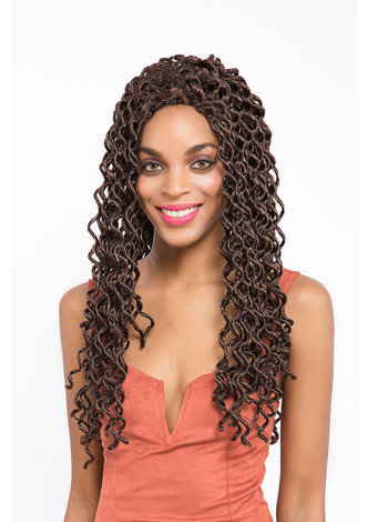 HairYouGo 18inch New Bohemian Curly Crochet Braid Hair 24 Roots Synthetic Hair Extensions 1PCS/lot Kanekalon Fiber 5 Colors