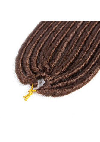 HairYouGo 18inch Synthetic Faux Locs Crochet Hair 1pc 120g Kanekalon Low Temperature Fiber Synthetic Curly Hair Extensions