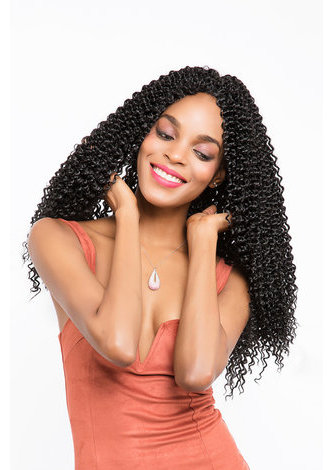 HairYouGo 1B # Brahms Bohème cheveux 36roots / pack Kanekalon Basse température 85g synthétique Crochet Curly tresses pour les femmes noires