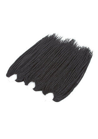 HairYouGo 1B # Sister Lock cheveux pour femmes noires 56roots / pack Faux Serrures Kanekalon Synthétique Crochet Tresses Bundles de cheveux