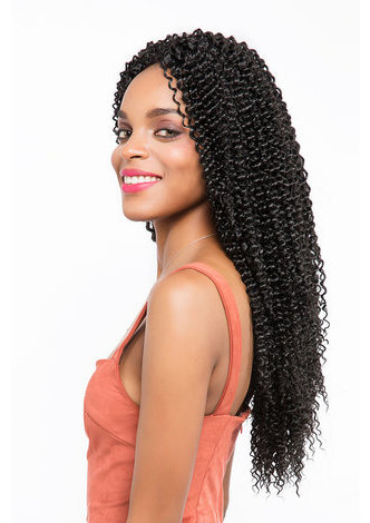 HairYouGo 1B# Bohemian Braids Hair 36roots/pack Kanekalon Low Temperature 85g Synthetic Crochet Curly Braids for Black Women