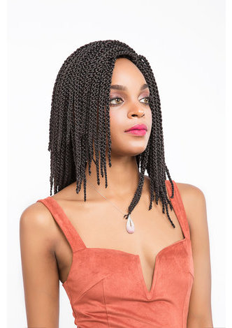 HairYouGo 4D Braid Synthetic Hair Extensions 1B# Kanekalon Low Temperature Fiber Curly Crochet Braids Hair 12 inch 5pc a lot
