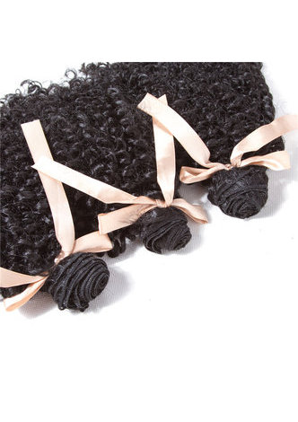 HairYouGo 7-8.5 дюймов Вьющиеся Синтетические Волосы ткачество 1B# двойной уток Наращивание Волосы 4связки    200г/упаковка полная голова канекалон волосы