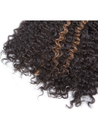 HairYouGo 8 pouces Synthétique Courte Cheveux Bouclés 2pcs / lot HM1B / 27 Ombre Cheveux Bundles Offres 100g Kanekalon Extensions de Cheveux