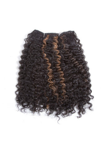 HairYouGo 8inch Synthetic Short Curly Hair 2pcs/lot HM1B/27 Ombre Hair Bundles Deals 100g Kanekalon Hair Extensions