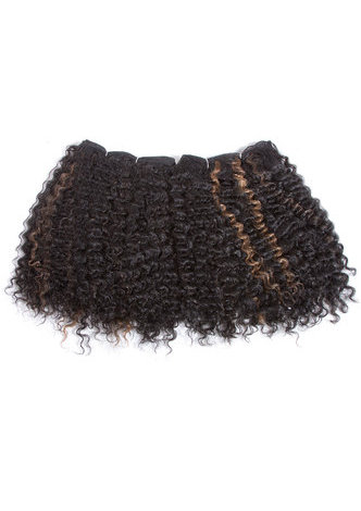 HairYouGo 8inch Synthetic Short Curly Hair 2pcs/lot HM1B/27 Ombre Hair Bundles Deals 100g Kanekalon Hair Extensions