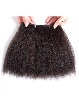 HairYouGo Extensions de cheveux synthétiques 2pcs / lot Kanekalon Fiber Weaving pour les femmes noires 100g 8 pouces Kinky Weave droite SP1B / 33 #