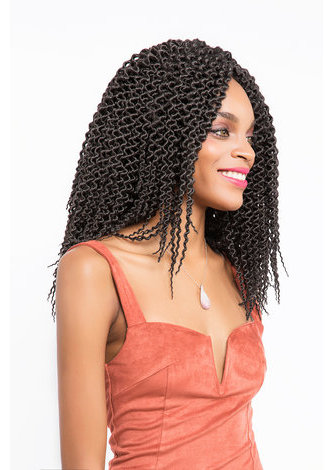 HairYouGo Havana Twist Braids Hair 28roots/pack Kanekalon Low Temperature 1B# Crochet Braiding Curly Hair Extensions 