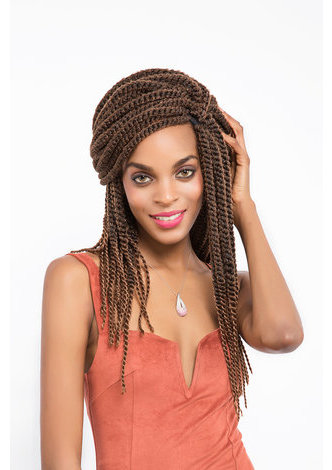 HairYouGo Kinky Tressage Cheveux pour les Femmes Noires 15 racines / pack Basse température Curly Synthétique Crochet Tresses Extensions de Cheveux