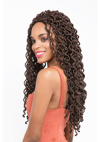 HairYouGo Nouveau Bohème Curl Synthétique Tressage Extensions de Cheveux 18 pouces Kanekalon Basse Température Fiber Crochet Tresses Cheveux 5 pcs