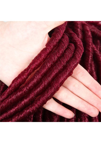 HairYouGo Pur Couleur 99J # Soft Dread Lock Cheveux 15 racines / paquet 75g Kanekalon Basse Température Synthétique Crochet Tresses Cheveux