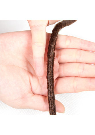 HairYouGo Pure цвет  27# мягкий дреды 15прядей/упаковка 75г канекалон  низкая Температура Синтетические вьющиеся коса волосы