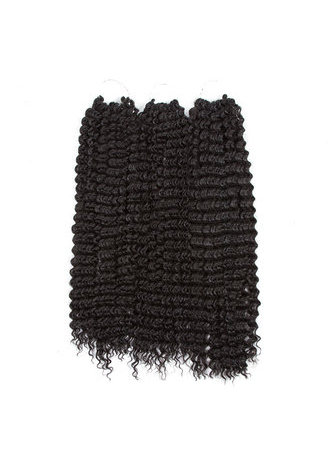 HairYouGo Pure Color Bohemian Braids Hair 18inch 85g Kanekalon Low Temperature Synthetic Curly Crochet Braids Hair Extensions