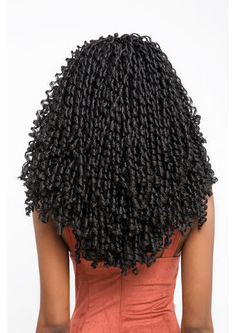 HairYouGo Soft Dread Lock Hair 1B# 15roots/pack 12 inch Kanekalon Low Temperature 75g Synthetic Curly Crochet Braids Hair