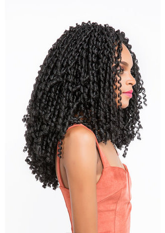 HairYouGo Soft Dread Lock Hair 1B# 15roots/pack 12 inch Kanekalon Low Temperature 75g Synthetic Curly Crochet Braids Hair