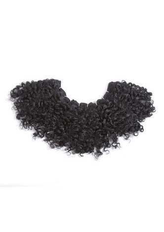HairYouGo Synthetic Hair Weave for Black Women 100% Kanekalon Firber 1B Color 6pcs/lot Machine Double Weft Bundles 100g