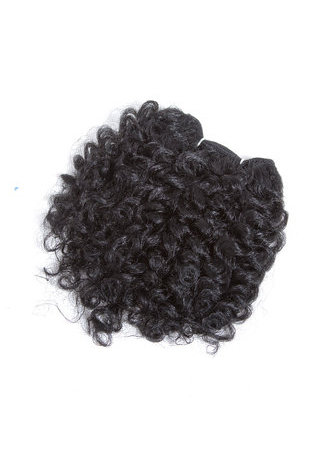 HairYouGo Synthetic Hair Weave for Black Women 100% Kanekalon Firber 1B Color 6pcs/lot Machine Double Weft Bundles 100g
