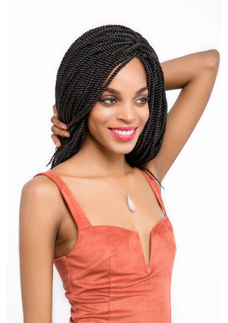 HairYouGo1B # Faux Serrures Cheveux pour les Femmes Noires 56 racines / paquet Sister Lock Basse Température Synthétique Crochet Tresses Extensions de Cheveux