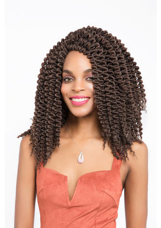 HairYouGo1B# Mambo Twist Hair for Black Women 5roots/pack 12 inch Kanekalon Low Temperature 120g Synthetic Hair