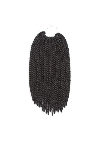 HairYouGo4D Braid Crochet Synthetic Hair Extensions 100% Kanekalon Fiber 1pc/lot Crochet Braids 18 strands/pack 1B#