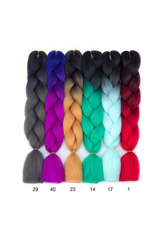 HairYouGo 24 pouces Jumbo Tressage Extensions de Cheveux 100g Haute Température Fibres Synthétiques Jumbo Tresses pour les Femmes Noires 29 Couleurs