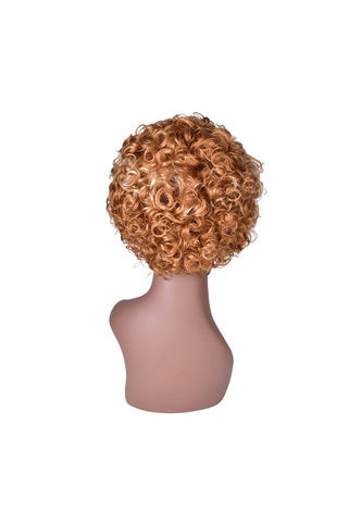 HairYouGo короткие вьющиеся парик женский  термостойкие парик из синтетических волос 10дюймов SW0115