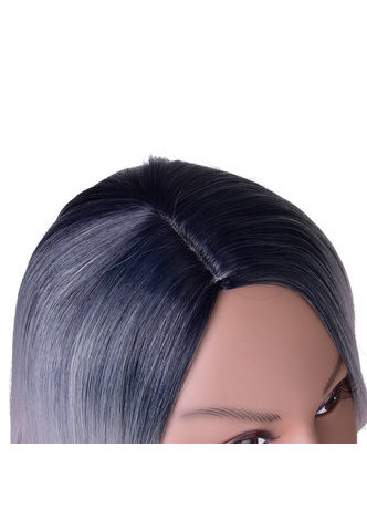 HairYouGo парик 15.7дюймов; средние  тёмный прядь Bob стиль Синтетический  термостойкие Волокна  Парик для пати девушку 40cm