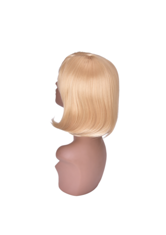 HairYouGo 12дюймов  термостойкие Волокна Синтетический парик Для Женщин   1шт короткие прямые Аниме парик термостойкие Блондe волосы