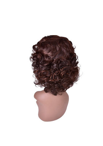 HairYouGo 12inch High Temperature Fiber Short Curly Wig 1pc Women Wig on Sale