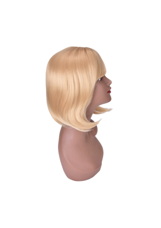HairYouGo 12inch High Temperature Fiber Synthetic Wigs for Women 1pc Short Straight Cosplay Wig Heat Resistant Blonde Hair