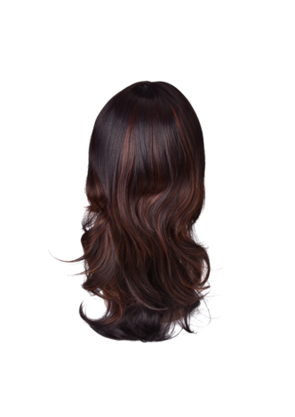 HairYouGo 22 pouces Haute Température Fibre Long Wavy Synthétique Perruque 1 pc Noir 1B # Cos Cosplay Parti Perruque 0047A