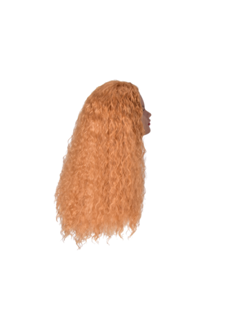 HairYouGo 26 pouces Haute Fibre Longue Synthétique Cosplay Parti Perruques 1 pc Curly Perruque Style 0033