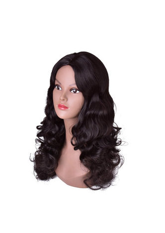 HairYouGo 28 pouces # 2 Haute Température Fiber Wavy Cheveux Longs Perruque Parti Perruque sur Vente Halloween Résistant À La Chaleur perruques