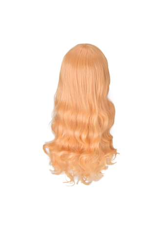 HairYouGo 28nch Halloween Wig Synthetic Hair Long Wavy Cosplay Wigs Pink Blonde Women Party Wig 1021A