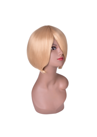 HairYouGo 6inch Short Straight Bob Wig 3 Pure Colors High Temperature Fiber Synthetic for Women Cosplay Party Wig