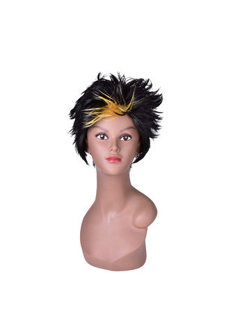 HairYouGo 6inch Short Straight Synthetic Women <em>Wig</em> for Sale 1pc Heat Resistant High Temperature