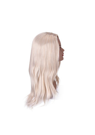 HairYouGo Blond Synthetic Straight Women Cosplay Hair Wig Heat Resistance Halloween Party Wigs Pure Color Long Women Wigs 66cm