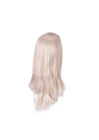 HairYouGo Blond Synthetic Straight Women Cosplay Hair Wig Heat Resistance Halloween Party Wigs Pure Color Long Women Wigs 66cm