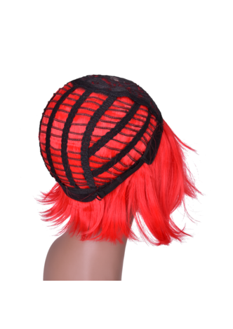 HairYouGo 12cm Синтетический парик Для Женщин   Pure цвет  1B короткие прямые Парик100%  термостойкие Волокна парик