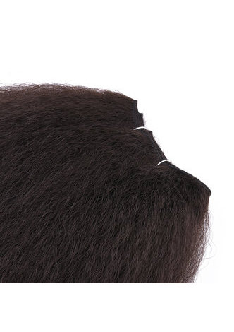 HairYouGo 14дюймов Синтетические Волосы для Наращивания 1шт/лот вьющиеся волосы ткачества 100% канекалон волокно волосы машинный двойной уток  связки 