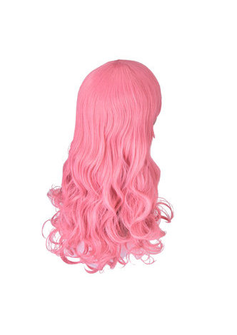 HairYouGo 28nch Halloween Wig Synthetic Hair Long Wavy Cosplay Wigs Pink Blonde Women Party Wig 1021A