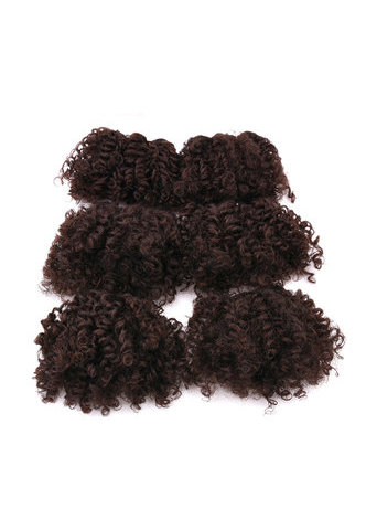 HairYouGo 6pcs/lot Curly Synthetic Hair Extensions 100g Sew In Hair Weave Kanekalon Fiber DoubleWeft Hair Bundles