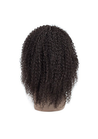 HairYouGo Belly Synthetic Wigs 14inch Medium Curly Kanekalon Wigs Glueless Heat Resistant Fiber For Black Women Peruca #4