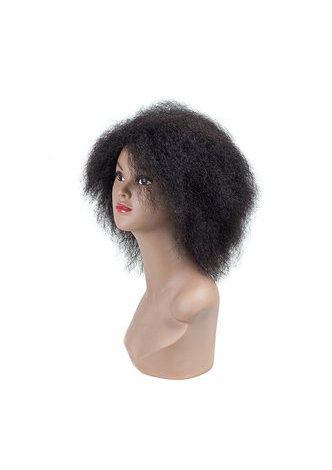 HairYouGo Coco Synthetic Wig 6inch Kinky Straight 1B Kanekalon Fiber Wigs For Black Women 81g